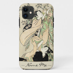 Coole japanische Vintage ukiyo-e Rolle zwei iPhone 11 Hülle