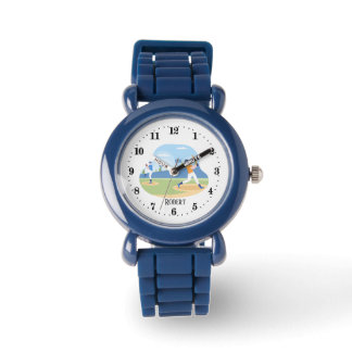 coole Jungen Baseball Sportbegeisterte Armbanduhr