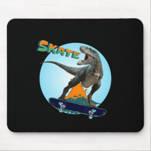 Coole Jungen Skateboarding T Rex Dinosaur Skateboa Mousepad