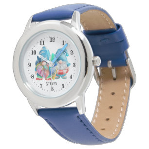 coole Jungen Sommergnome geben Namen Armbanduhr