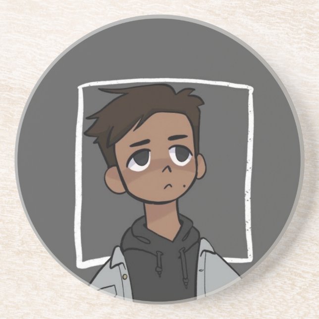 coole Jungenart Getränkeuntersetzer (Vorne)