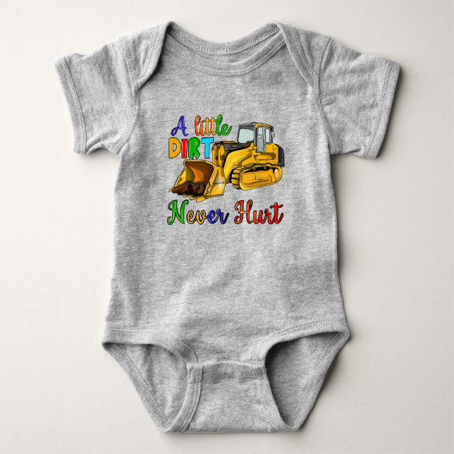 Coole Jungenbauart Baby Strampler (Vorderseite)