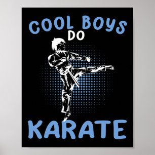 Coole Jungs Do Karateka Asiatische Kampfkunst Poster