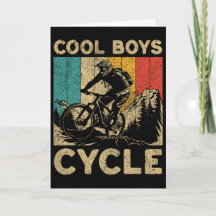 Coole Jungs fahren Fahrrad Fahrradfahren Radfahrer Karte