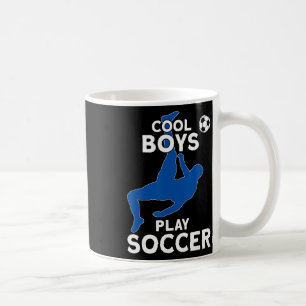 Coole Jungs spielen Fußball Kaffeetasse