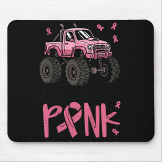 Coole Jungs tragen Pink Monster Truck Brust Mousepad