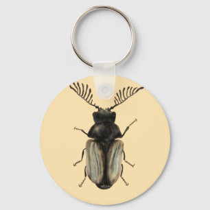 Coole Käfer-Insektenkunst Schlüsselanhänger
