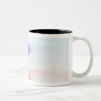 Coole Kaffee-Tasse Zweifarbige Tasse