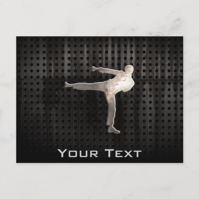 Coole Kampfkunst Postkarte (Vorderseite)