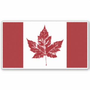 Coole Kanada Flaggenkleber Retro Canadian Souvenir Aufkleber