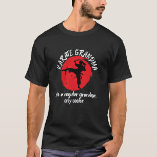 Coole Karate-Oma Karate-Großmutter T-Shirt