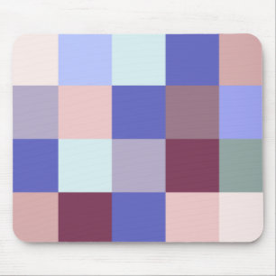 Coole Karierte Stilmuster, hübsche Farben Mousepad