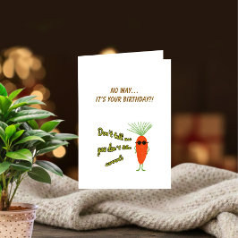 Coole Karotten-Trupp-Kollektion Geburtstag Karte