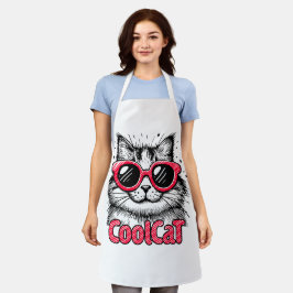 Coole Katze 1 Schürze