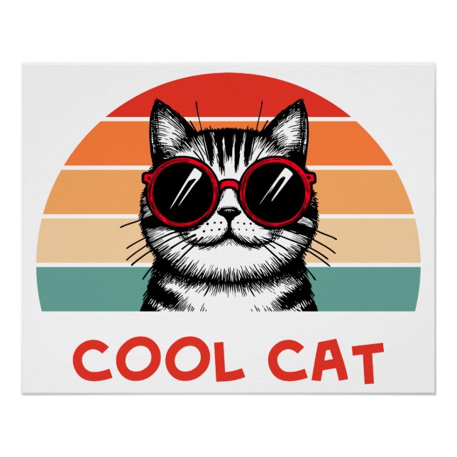 Coole Katze 2 Poster (Vorderseite)