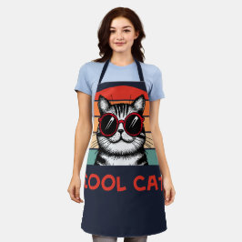 Coole Katze 2 Schürze