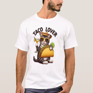 Coole Katze am Dienstag Taco T-Shirt