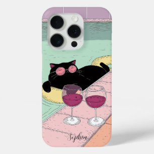 Coole Katze am Pool iPhone/iPad Gehäuse Case-Mate iPhone Hülle