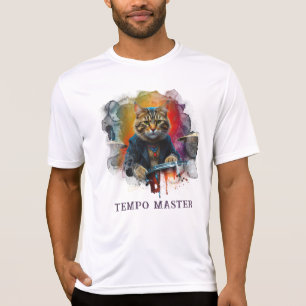 *~* Coole Katze AP91 DRUM-Schlagzeuger Percussion T-Shirt