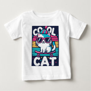 Coole Katze Baby T-shirt