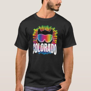 Coole Katze Colorado Regenbogen Ski Kitchen Skiggl T-Shirt