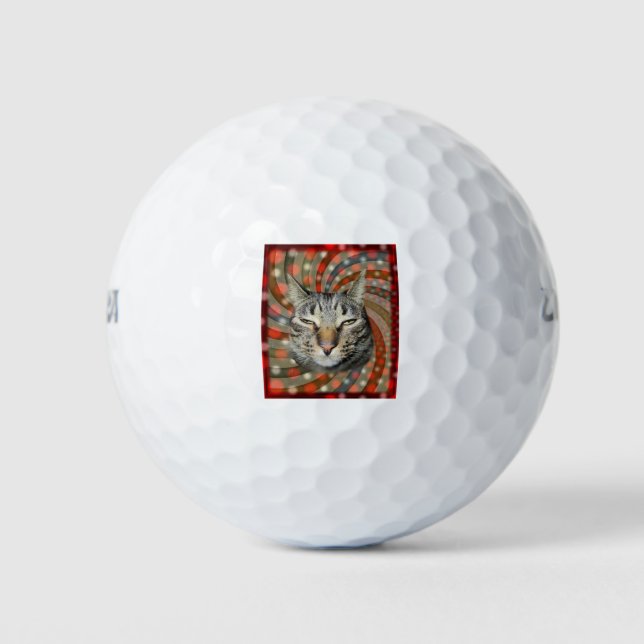 Coole Katze - DU KANNST Deinen Geschenk! Golfball (Vorderseite)