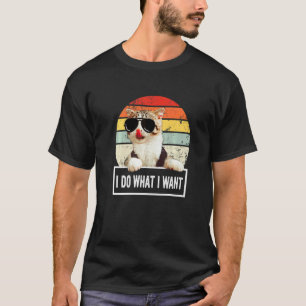 Coole Katze, ich mache, was ich will Katze Vintage T-Shirt