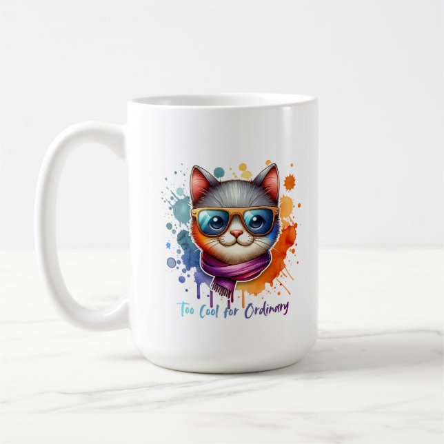 Coole Katze Kaffeetasse (Links)