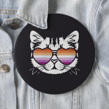 Coole Katze Lesbian-Flagge