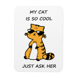 Coole Katze Magnet