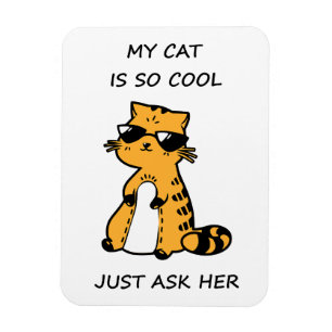 Coole Katze Magnet