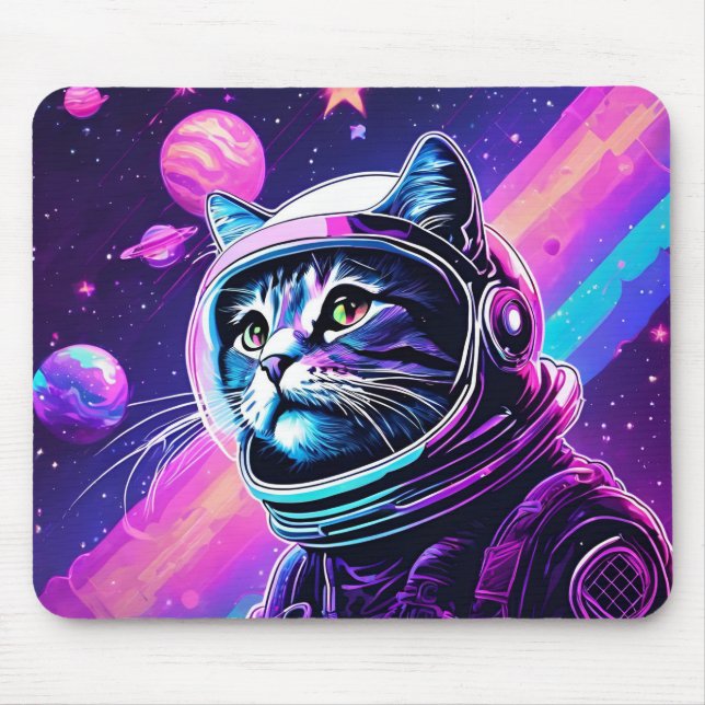 Coole Katze - Maus-Pad Mousepad (Vorne)