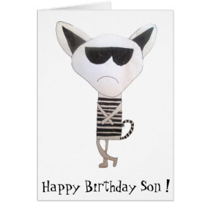 Coole Katze mit Sonnenbrille Geburtstag