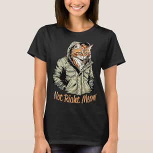 Coole Katze nicht gerade, Jacket Hood Orange Unamu T-Shirt