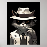 Coole Katze Noir: Suave und mysteriöse Feline