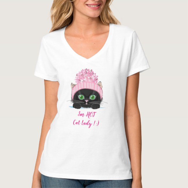 Coole Katze T-Shirt (Vorderseite)