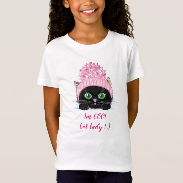 Coole Katze T-Shirt (Vorderseite)