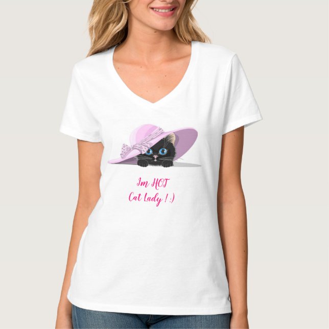Coole Katze T-Shirt (Vorderseite)