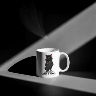 Coole Katze Tasse – Lustiges Streetwear-Katze-Desi