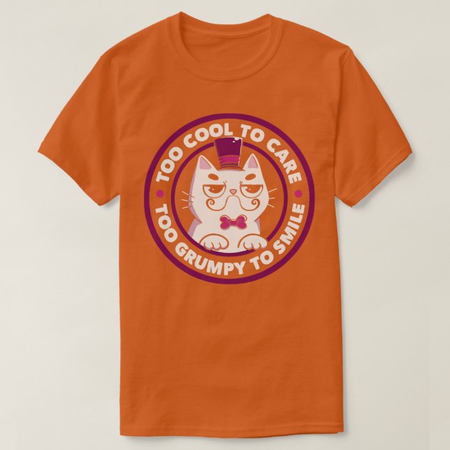 Coole Katze von Tobe Fonseca T-Shirt (Design vorne)