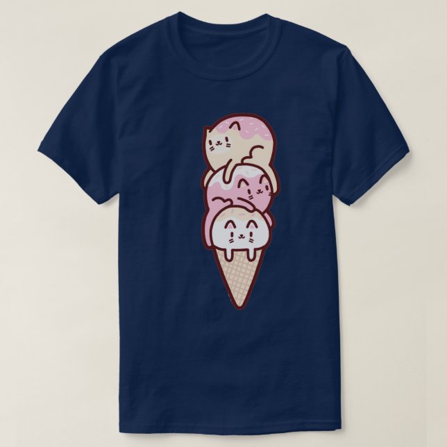 Coole Katzen 3 T-Shirt (Design vorne)