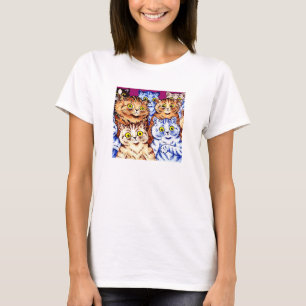 Coole Katzen durch Louis Wain T-Shirt