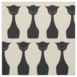 Coole Katzen-Mitte- des Jahrhundertsmodernes Retro Stoff