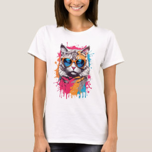 Coole Katzen: "Nenn mich Apollo!" T-Shirt
