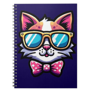 Coole Katzen-Notizbuch – Lustige und stilvolle Sch Notizblock