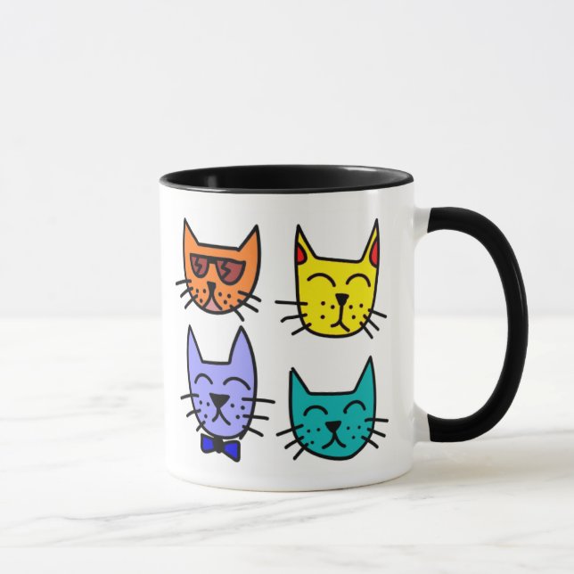 Coole Katzen Tasse (Rechts)