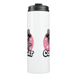 Coole Katzen-Vibes Thermosbecher