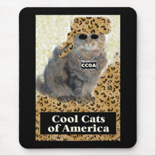Coole Katzen von Amerika Mousepad