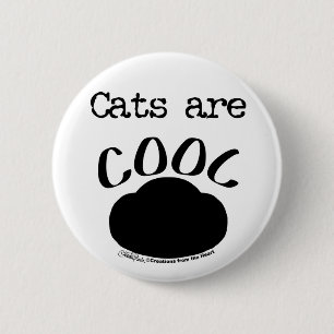 Coole Katzenauflage Button