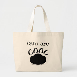 Coole Katzenauflage Jumbo Stoffbeutel